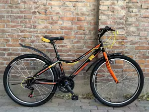 Фото Велосипед 26" YUTA ATLANT (14" черный/оранжевый/желтый (black/orange/yellow))