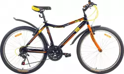 Фото Велосипед 26" YUTA ATLANT (14" черный/оранжевый/желтый (black/orange/yellow))