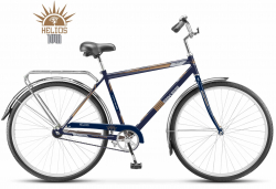Фото Велосипед 28" YUTA HELIOS (20" темно-синий/бронз/серебр (darkblue/bronze/silver)) с корзиной